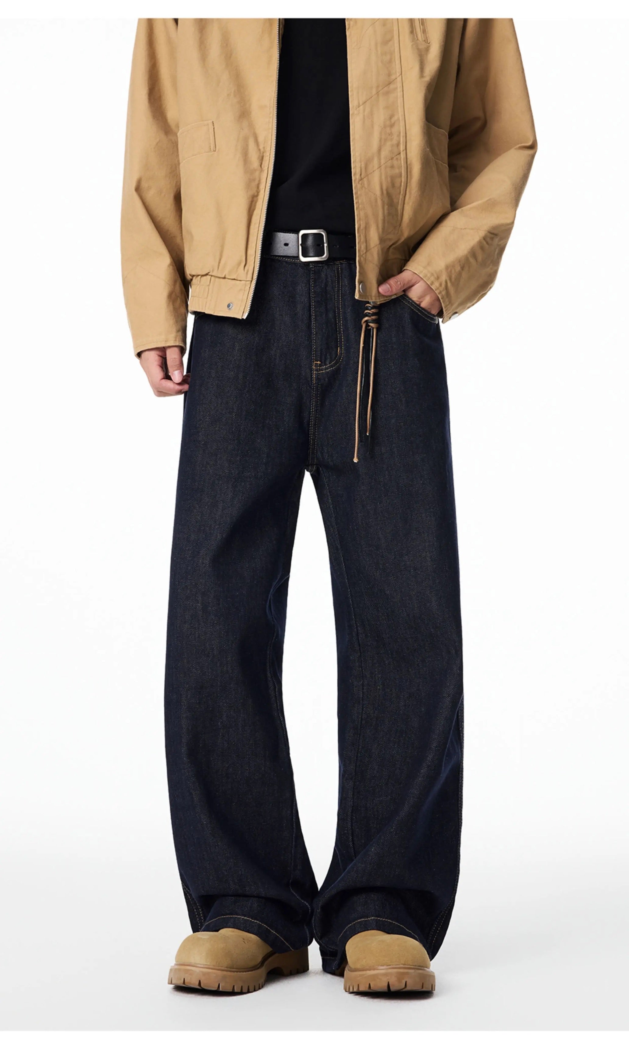 Men’s Vintage Raw Denim Streetwear Jeans   FE0084