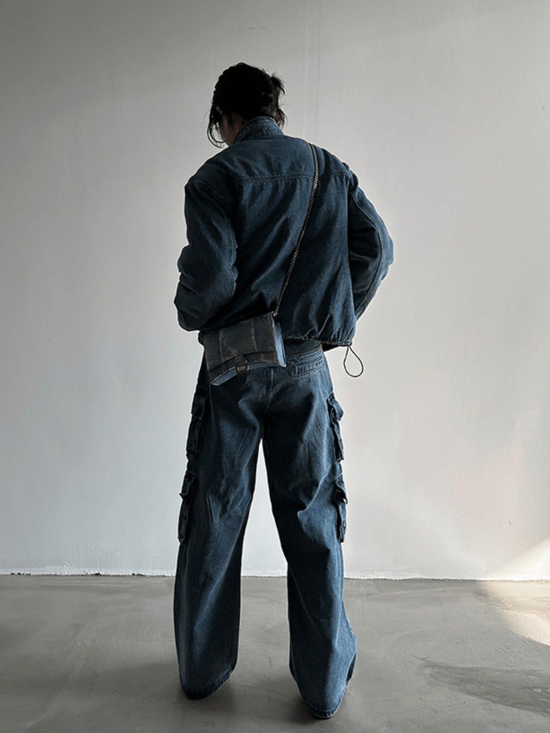 [GENESISBOY] Heavy Wash Multi-Pocket Jeans   FE0424