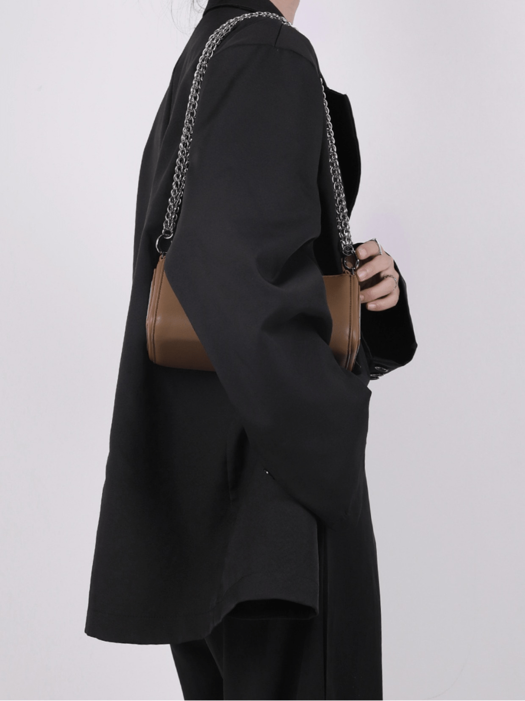 [luckystudio] Triangle Simple Crossbody Bag   FA086