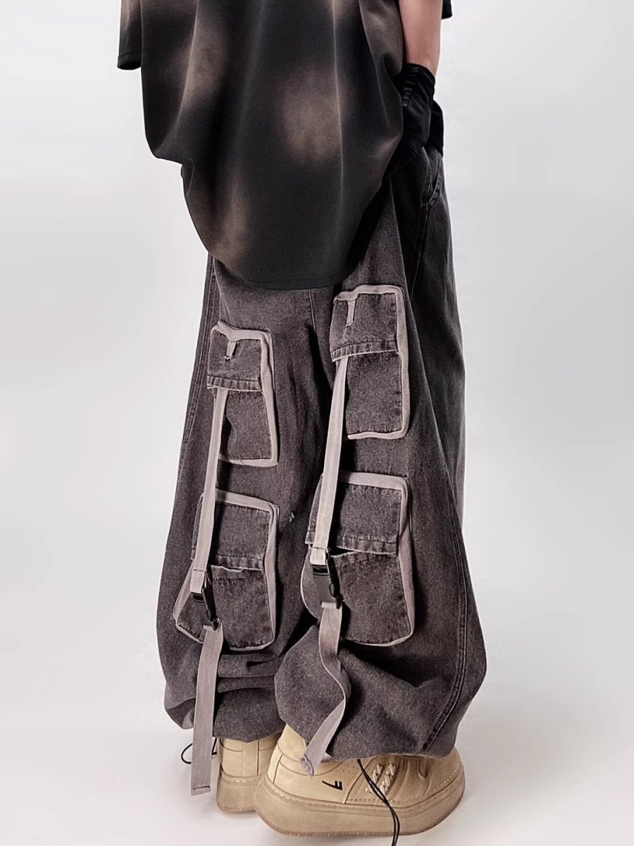 multi-pocket jeans FE0422