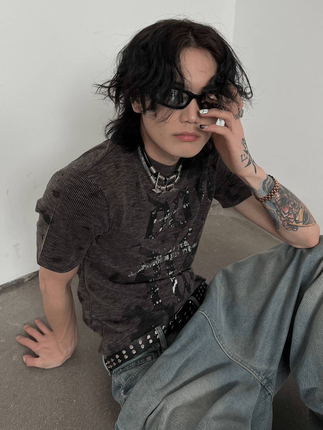 [SOULWORKER] punk genderless t-shirt   FE0541