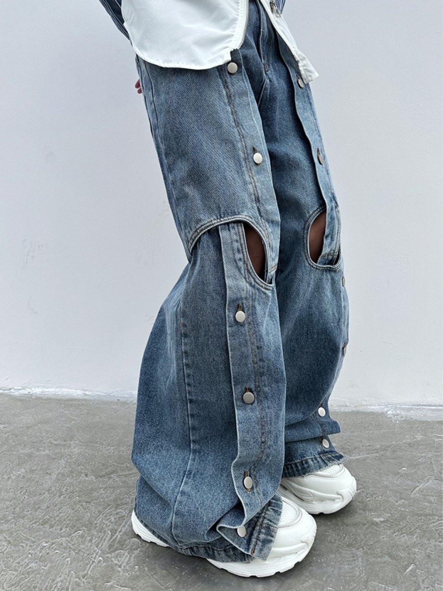 straight wide-leg jeans  FE0109