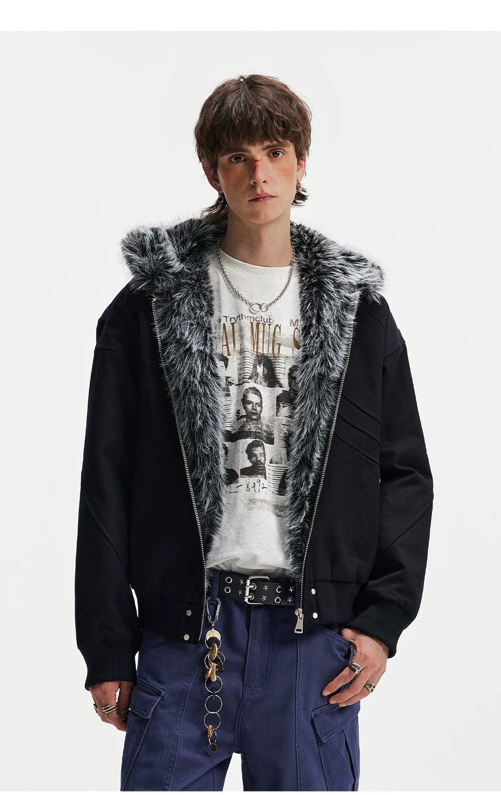 American Vintage Boxy Hooded Padded Jacket   FE0347