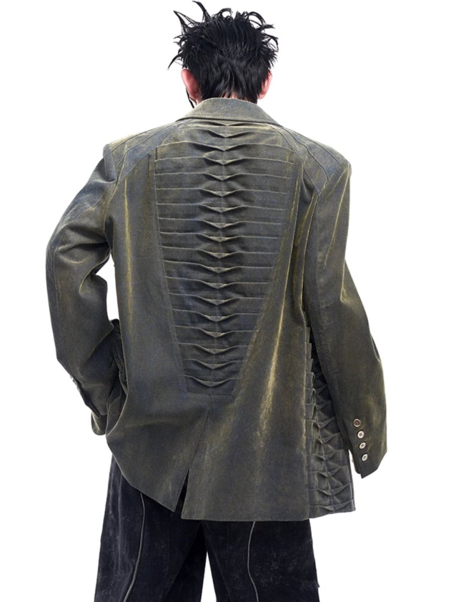 [STARTEXCEEDEND] denim suit jacket FE0605