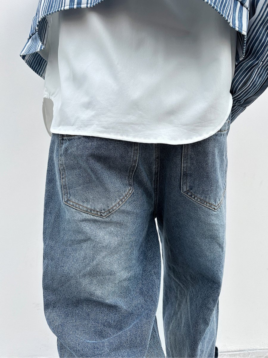 straight wide-leg jeans  FE0109