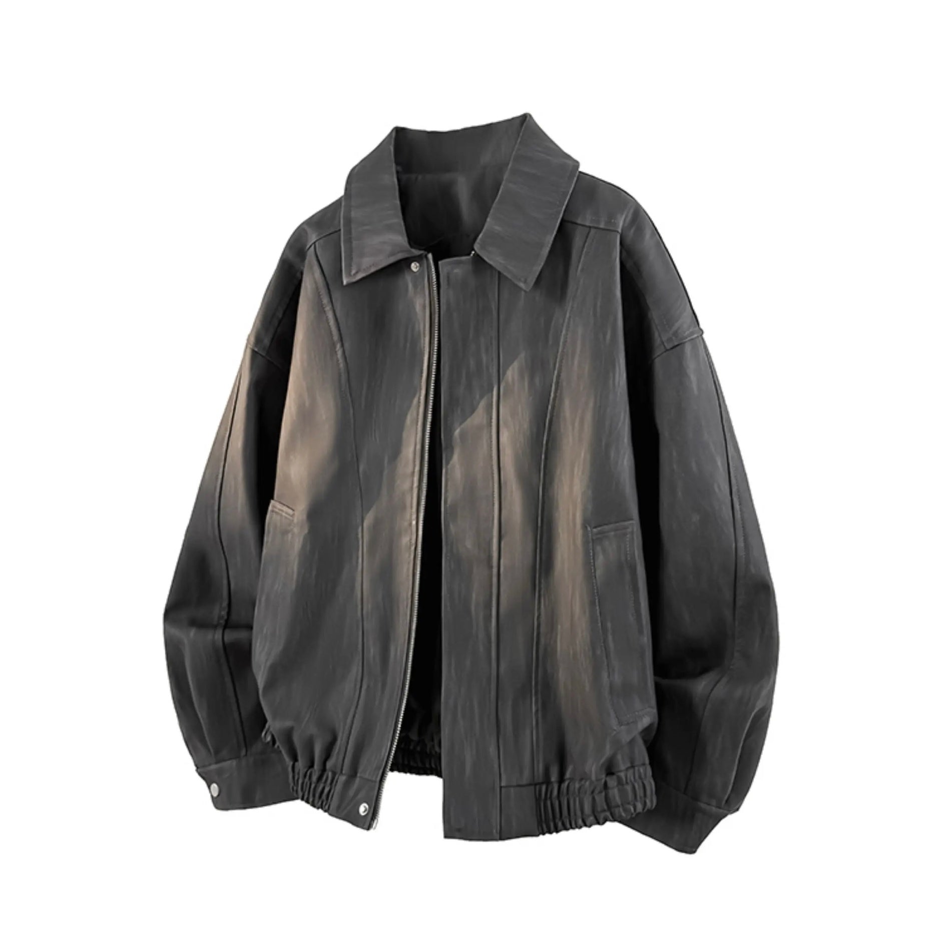 Men’s Streetwear Tie-Dye Bomber Jacket   FE0083
