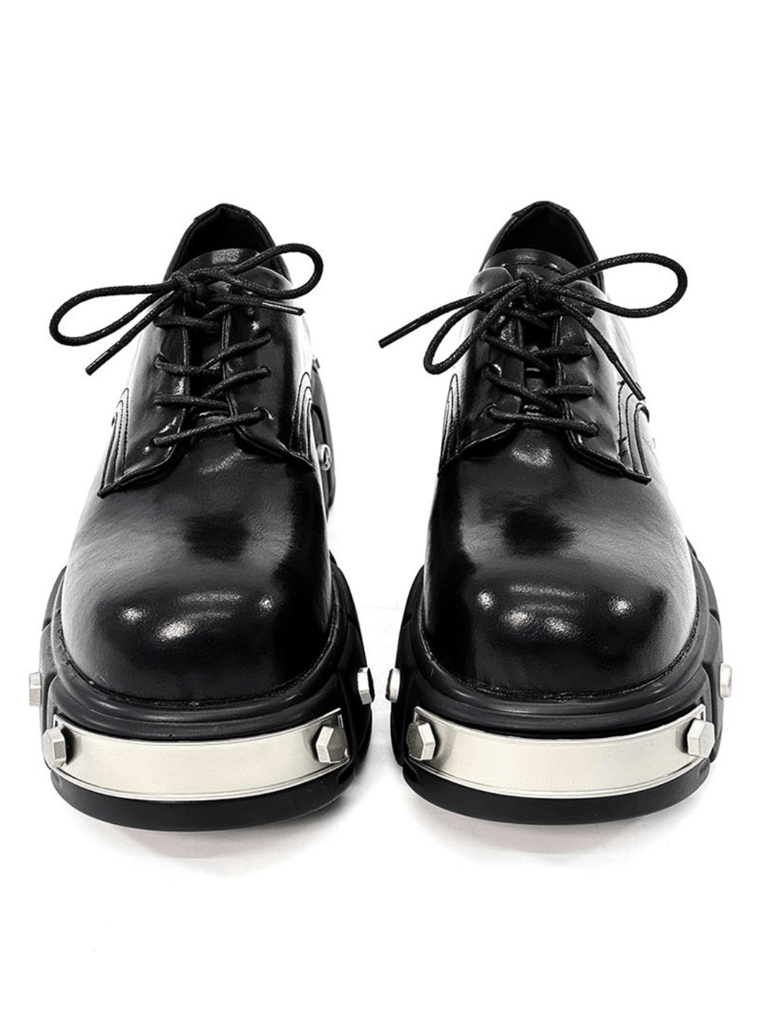 Head Round Toe Leather Shoes S041