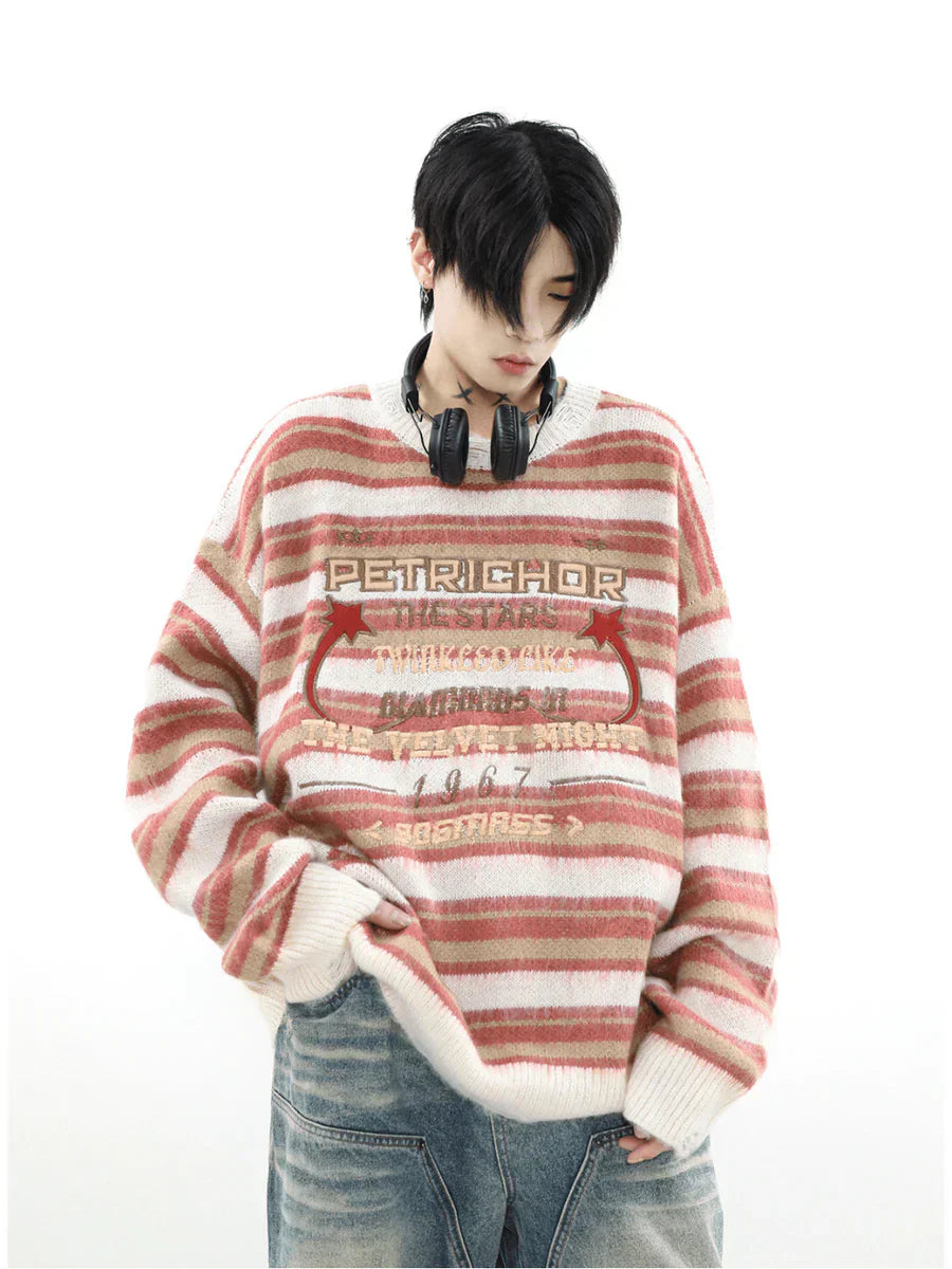 ROUND NECK PULLOVER SWEATER   FE0221