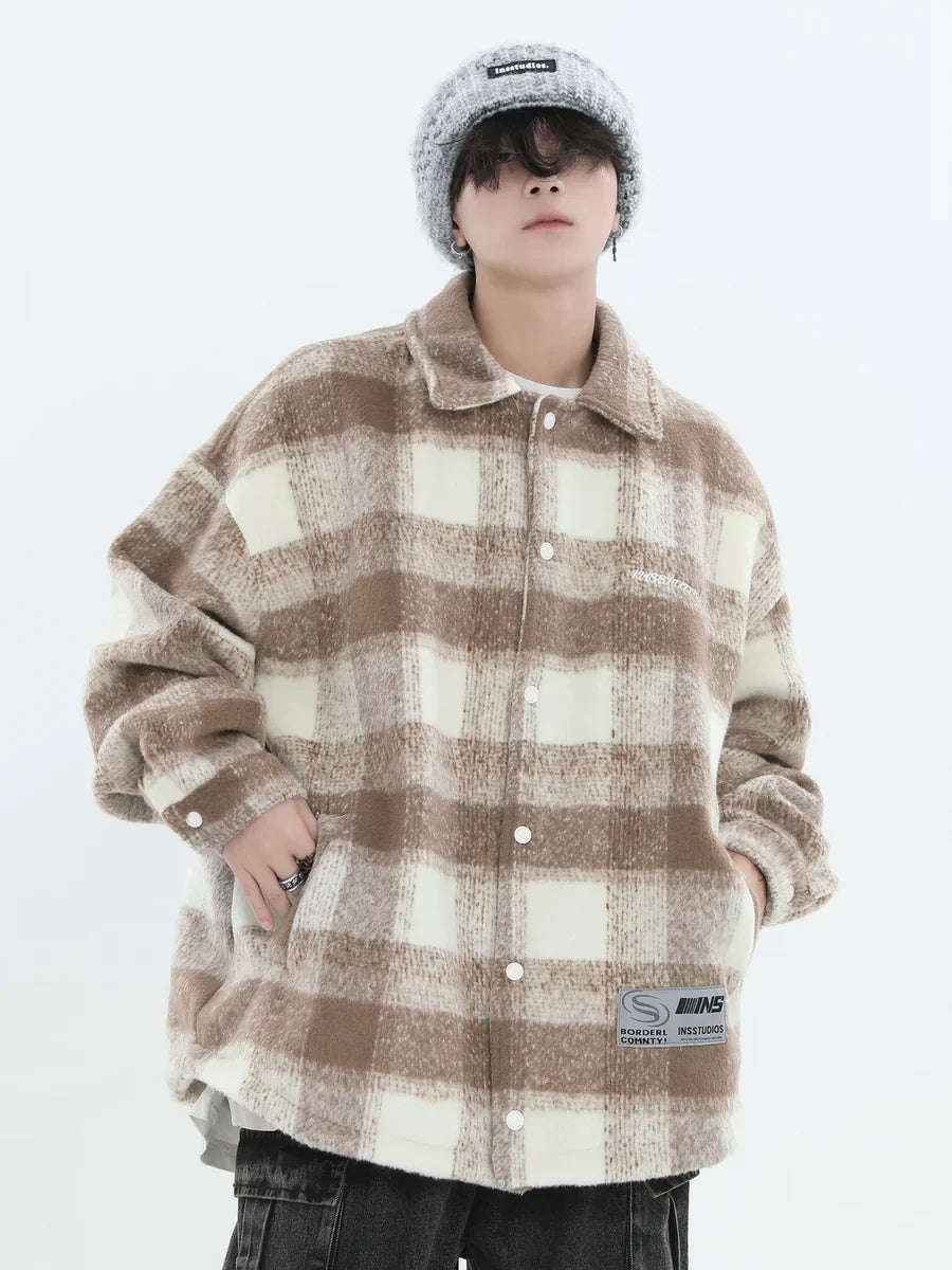 LOGO LOOSE LAPEL JACKET   FE0119