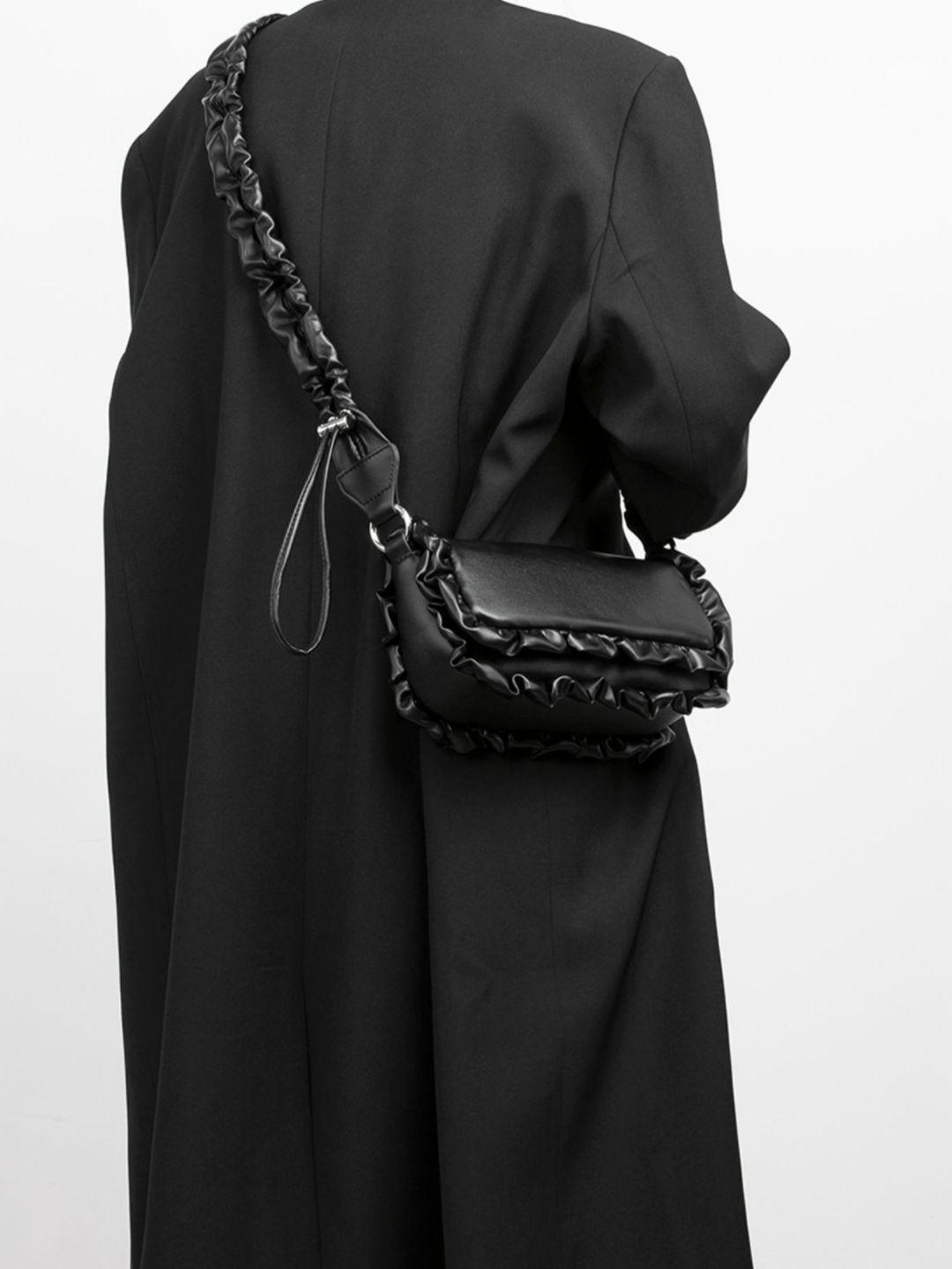 [luckystudio] decoration shoulder small square bag   FA085