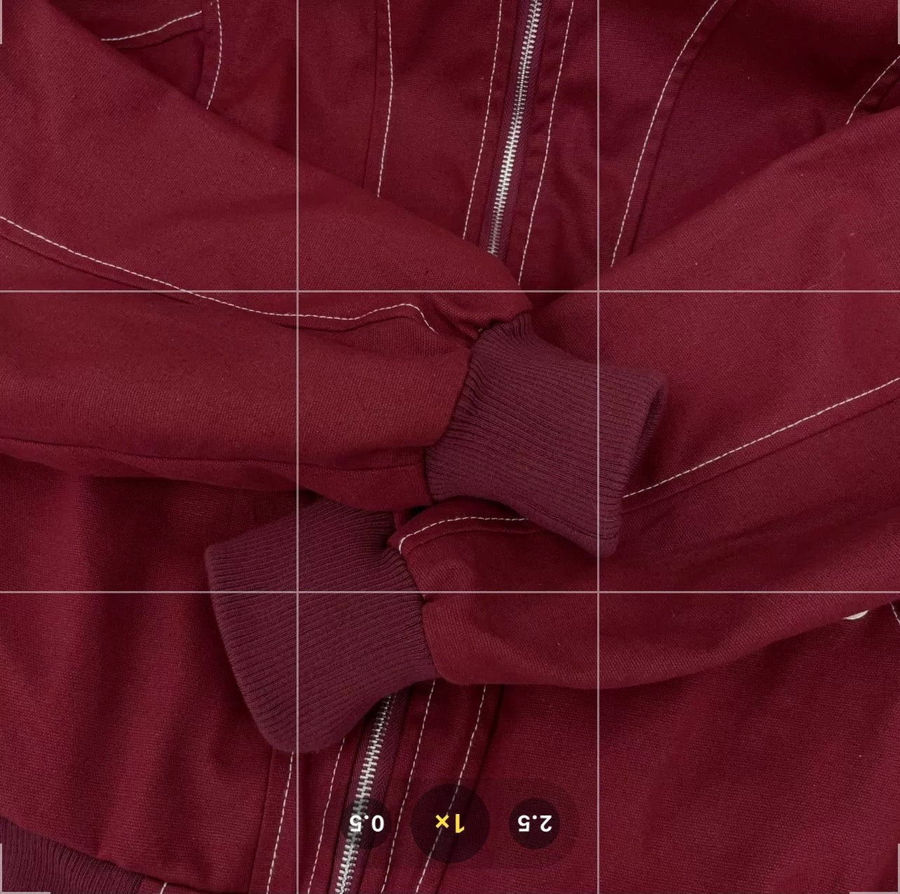 Men’s Red Contrast Stitch Hooded Jacket – Streetwear Short Outerwear Coat   FE0318