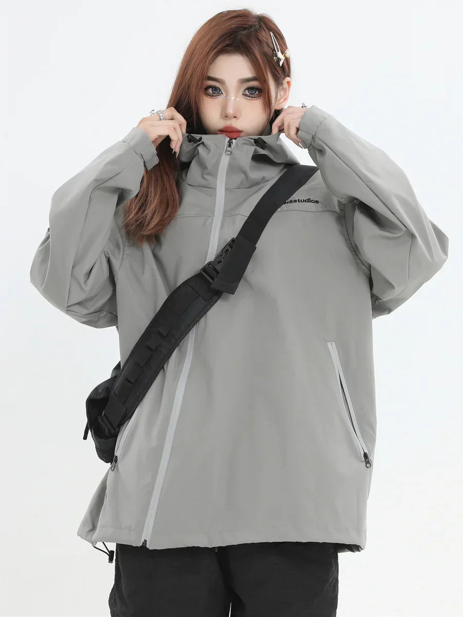 [INSstudios] AMERICAN OBLIQUE ZIPPER FE0482
