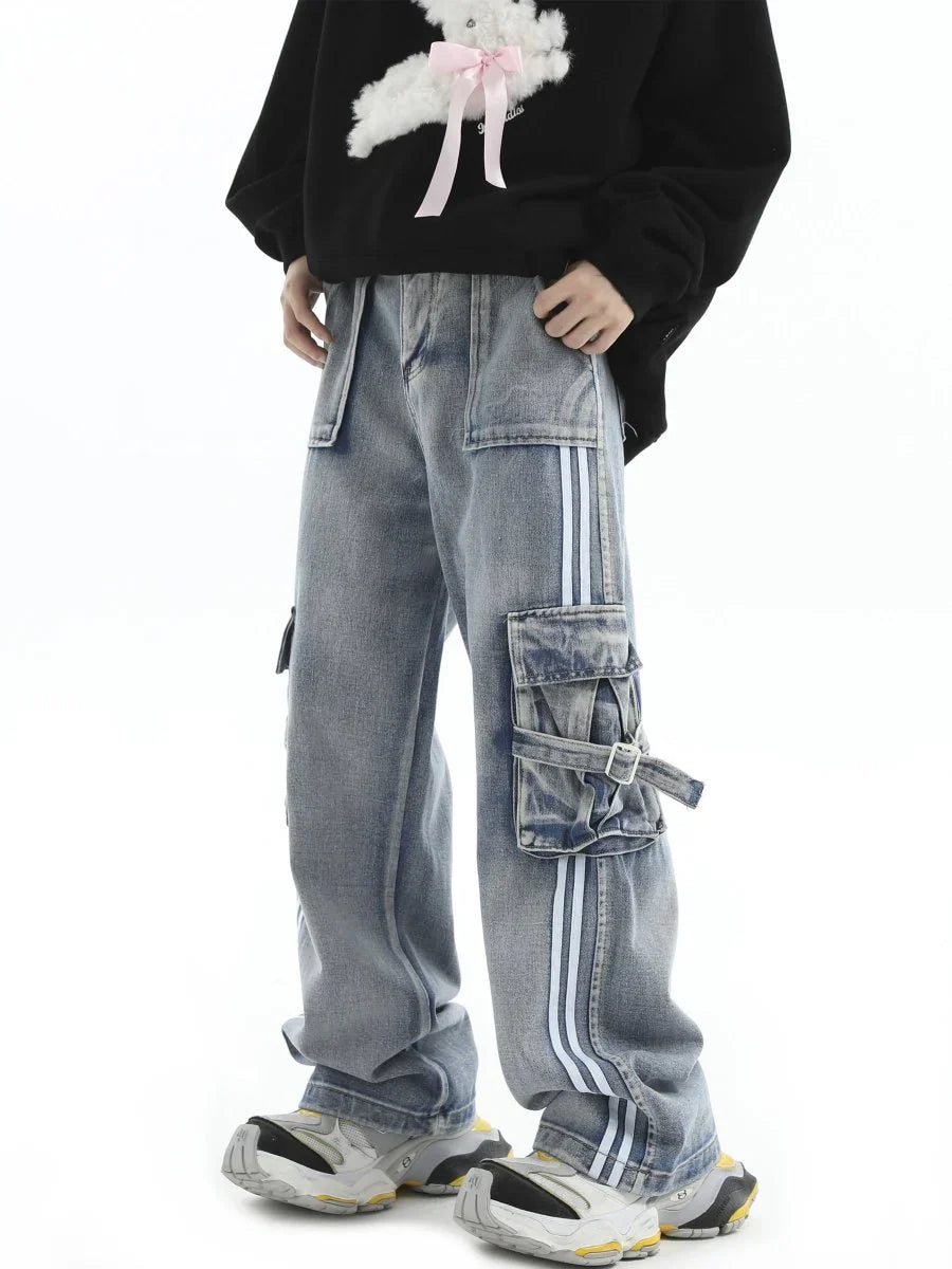 STRIPED JEANS   FE0100