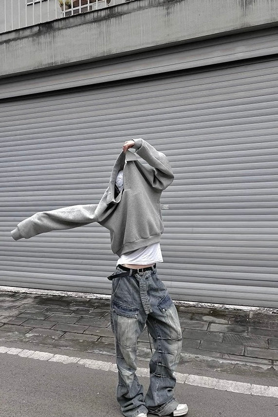 BOX FIT POLO SWEATSHIRT   FE0231