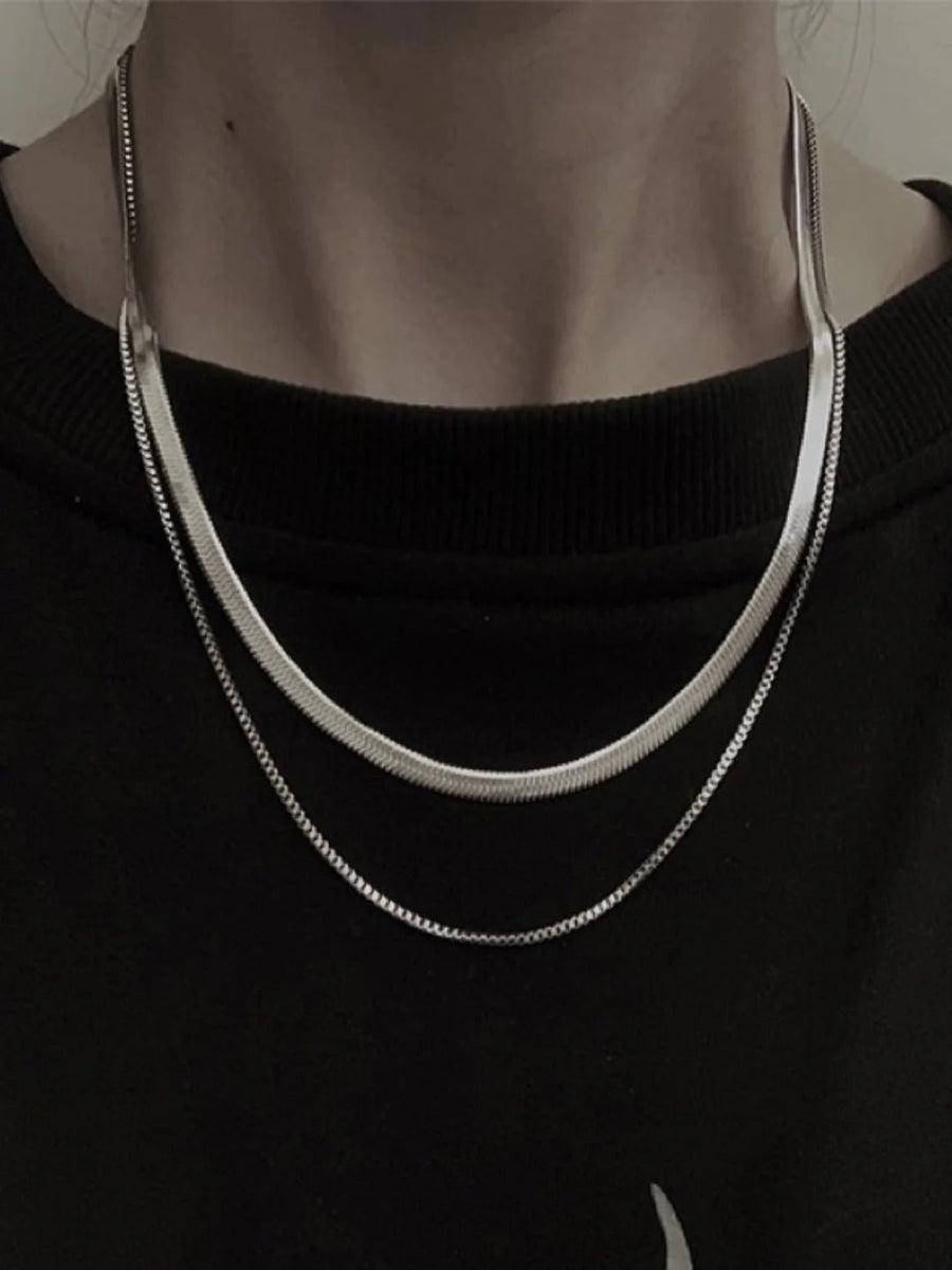 SILVER NECKLACE   FA120