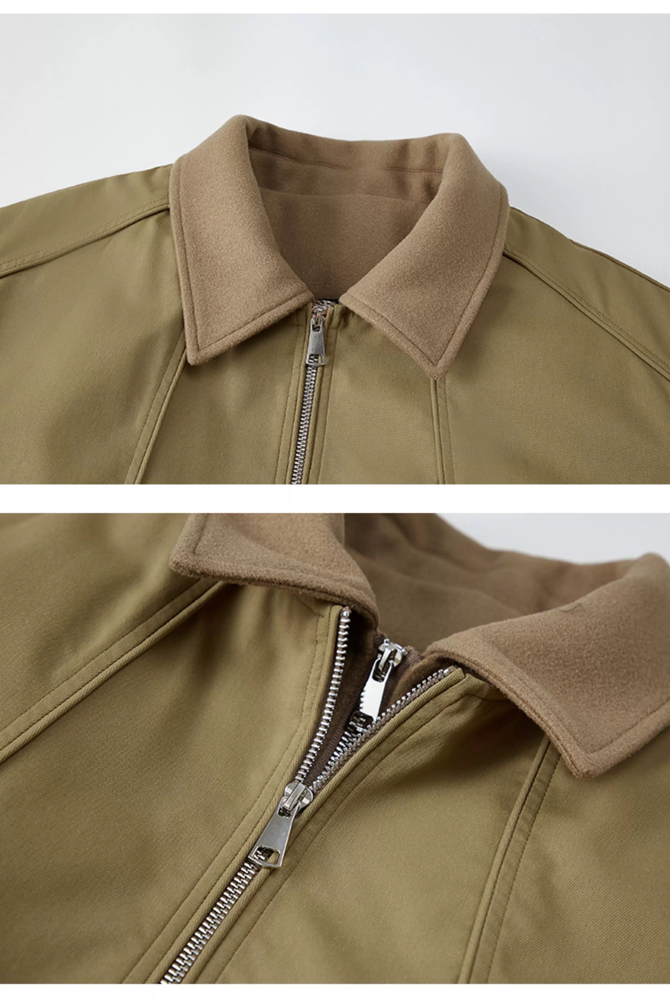 Men’s Designer Contrast Splice Lapel Jacket  FE0078