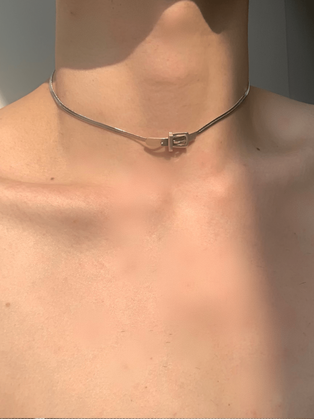 lose snake bone necklace   FA0079