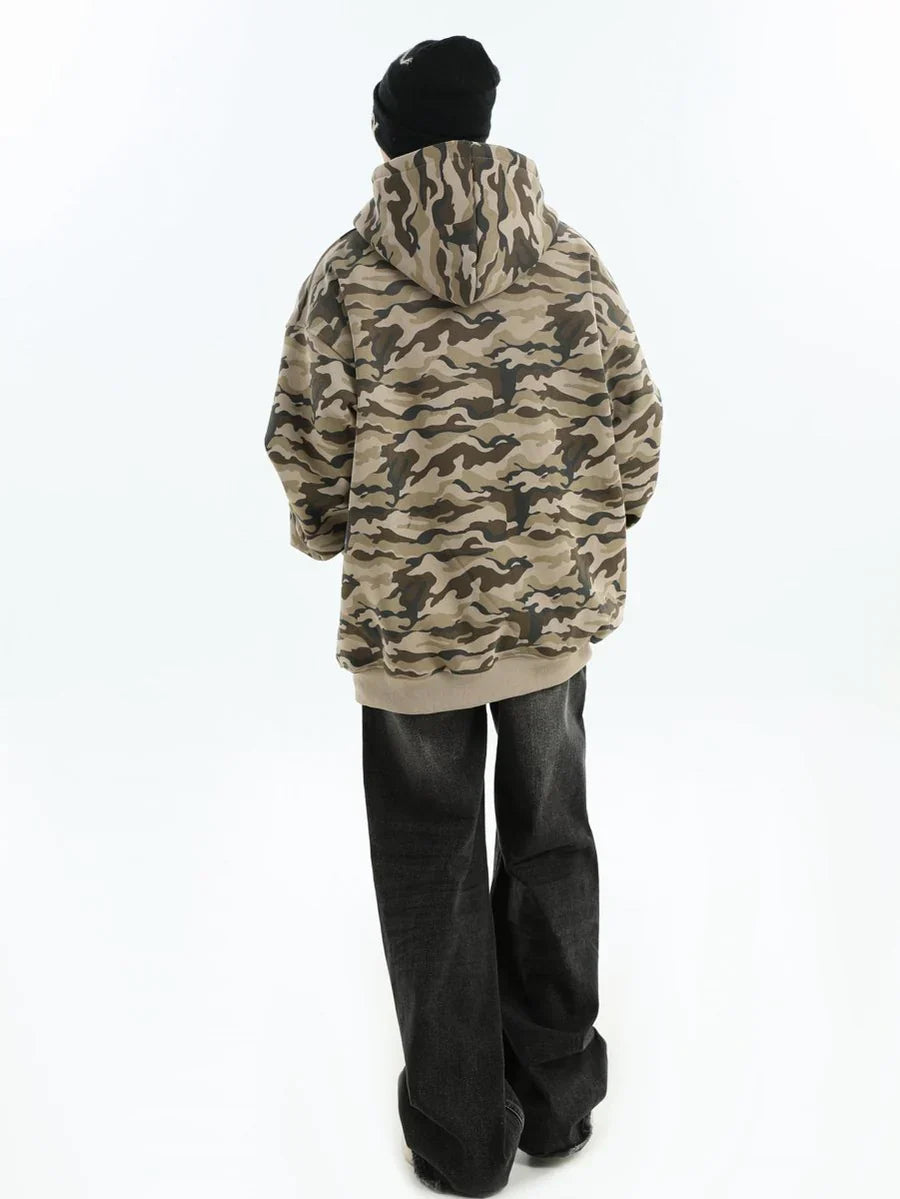 [INSstudios] FULL PRINT CAMOUFLAGE JACKET FE0483