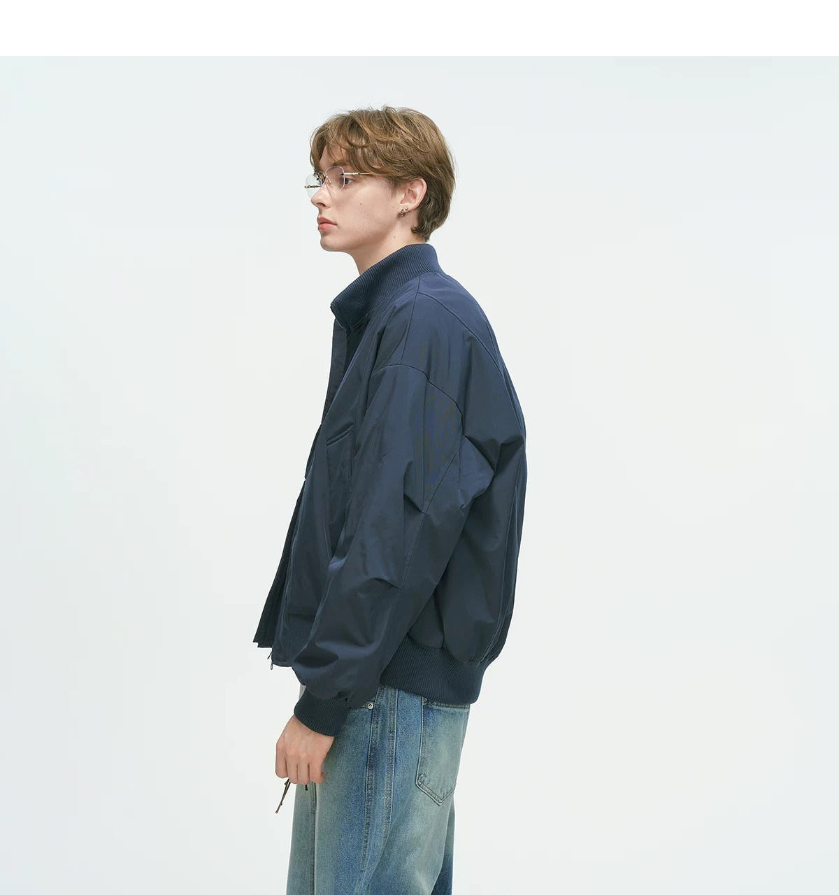 Stand Collar Down Jacket – Minimalist Warm Puffer for Winter Street Style   FE0073
