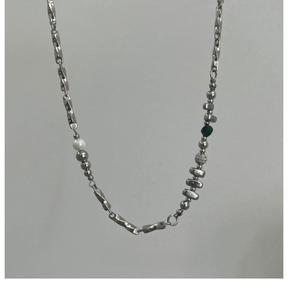Men’s Hip Hop Titanium Steel Necklace | Non-Fading Designer Chain with Minimalist High-End Style FA066