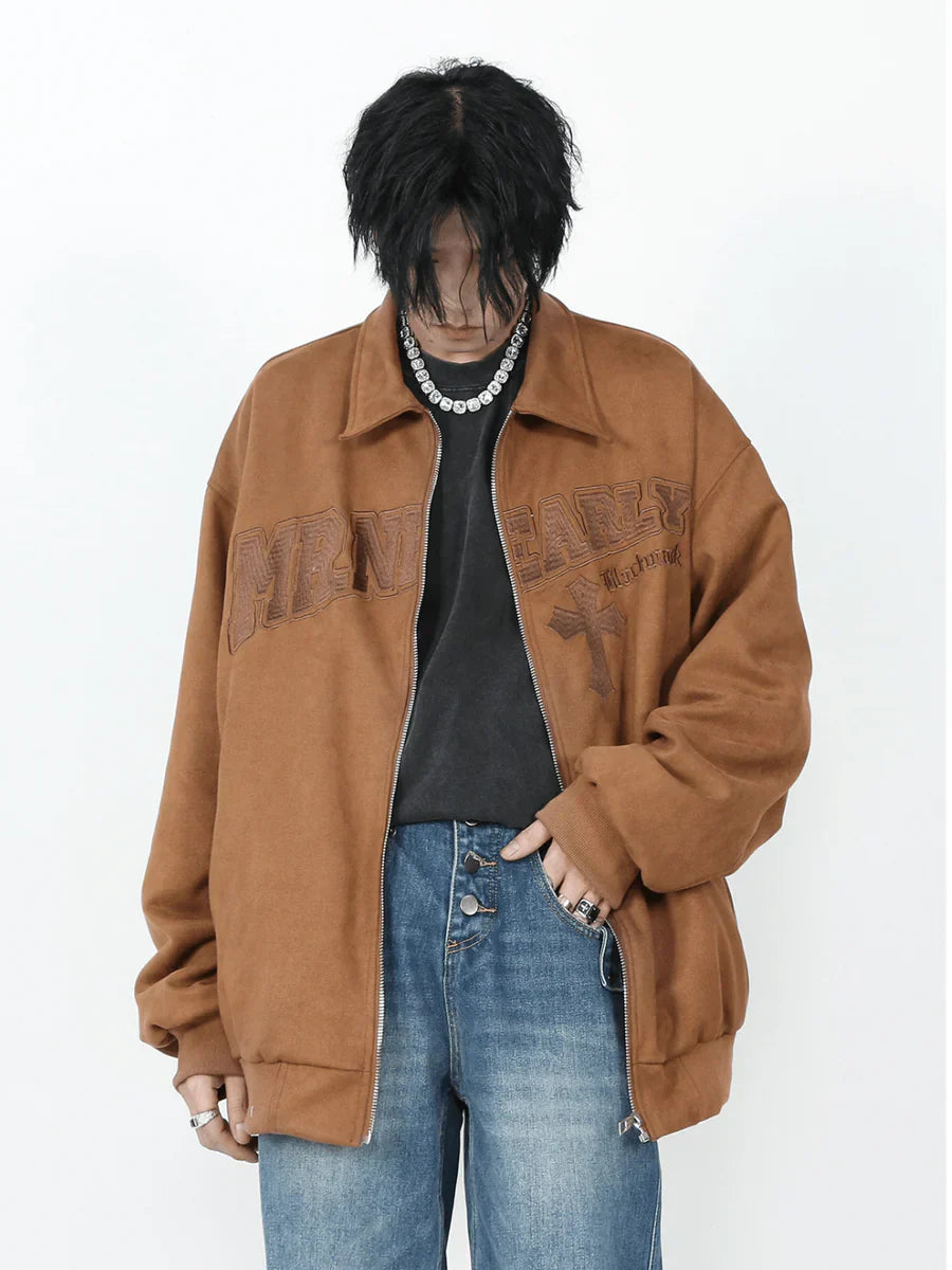 [MRNEARLY] SUEDE VINTAGE JACKET  FE0456