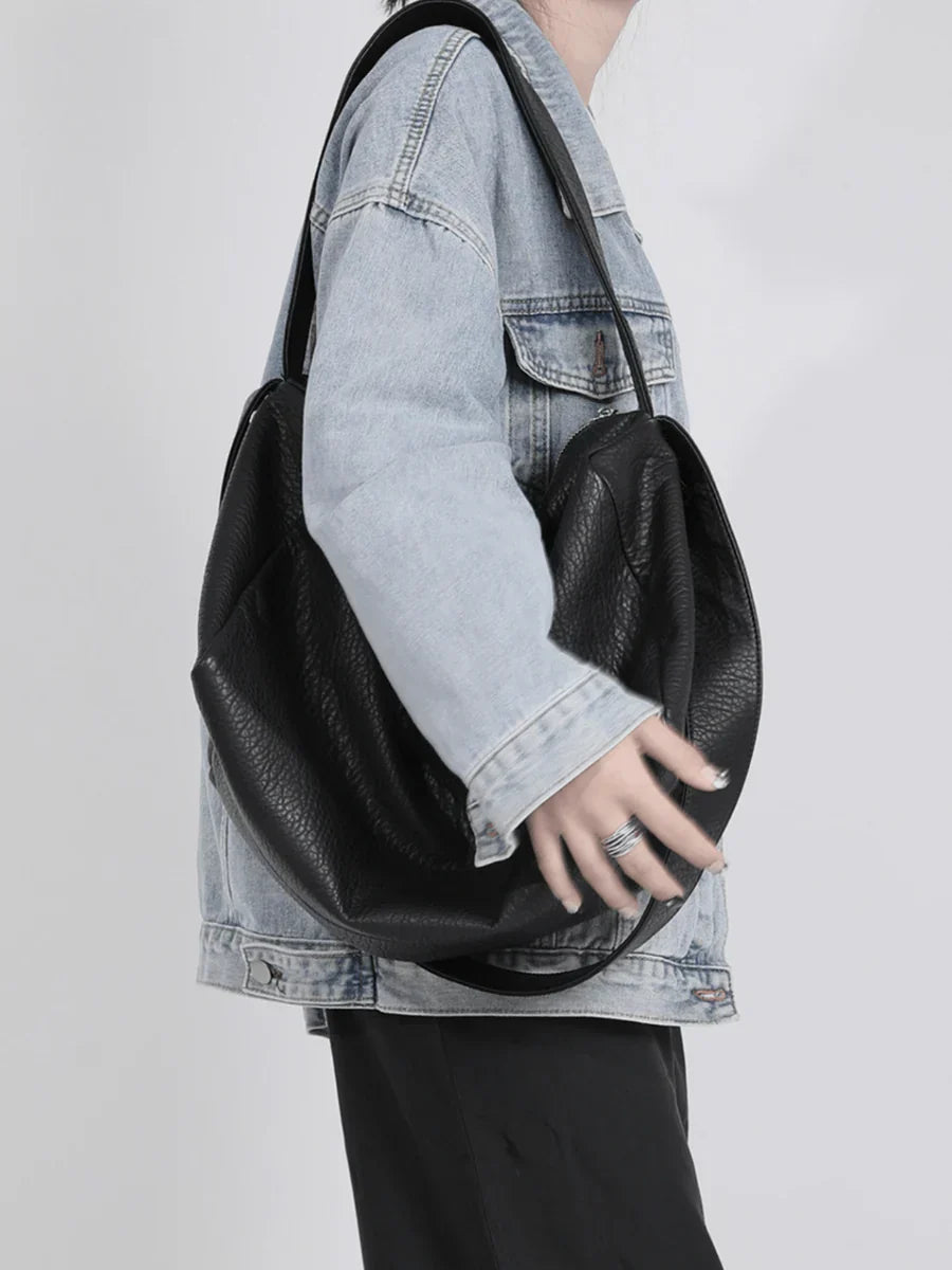 CROSSBODY SOFT LEATHER SHOULDER BAG   FA090
