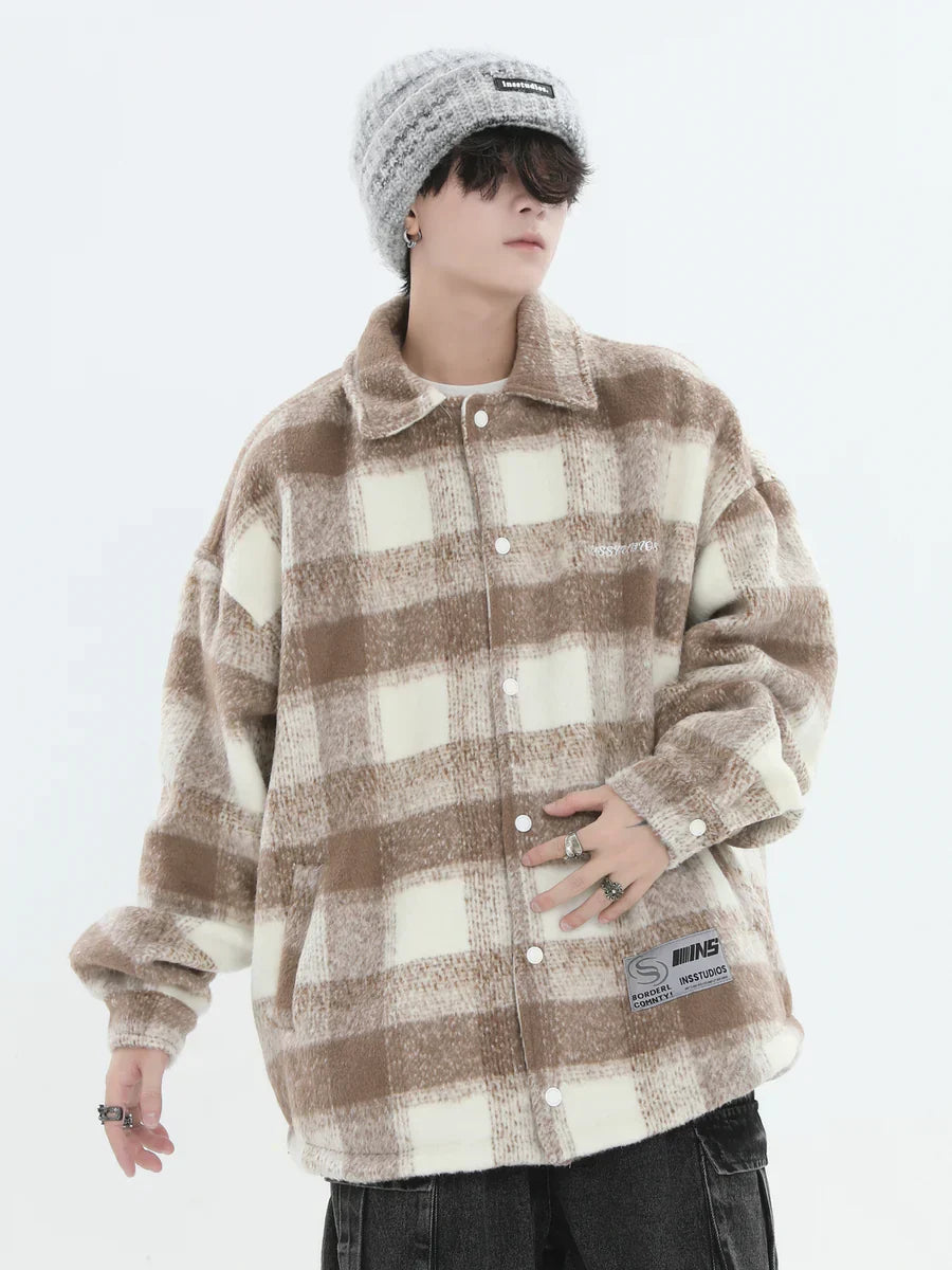 LOGO LOOSE LAPEL JACKET   FE0119