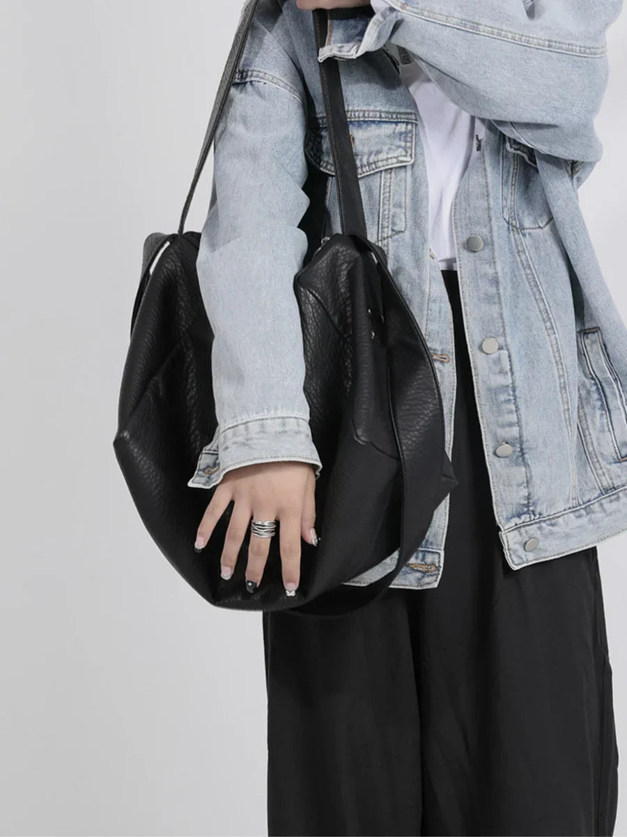 CROSSBODY SOFT LEATHER SHOULDER BAG   FA090