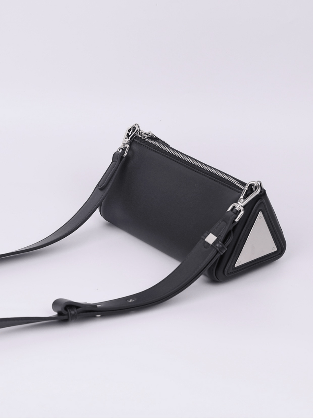 [luckystudio] Triangle Simple Crossbody Bag   FA086