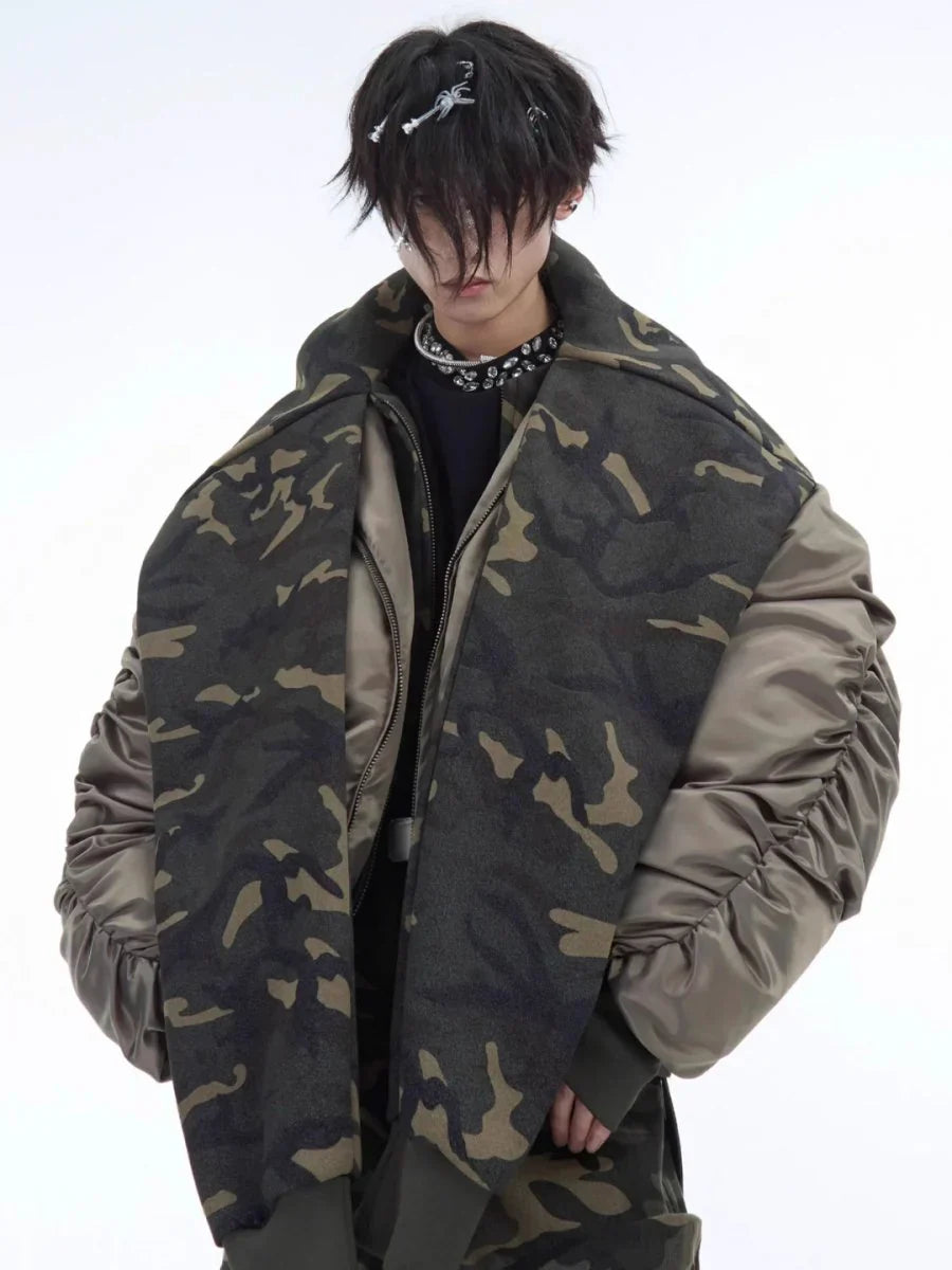 [CULTUREE] CAMOUFLAGE COTTON JACKET FE0488