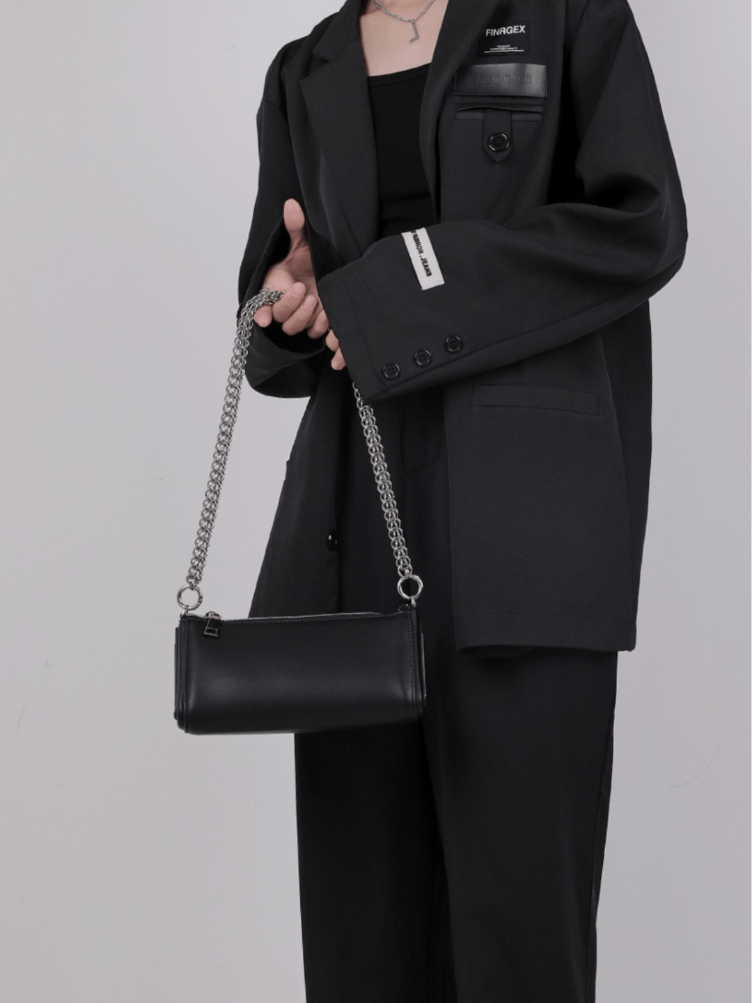 [luckystudio] Triangle Simple Crossbody Bag   FA086