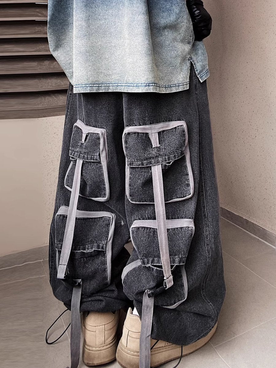 multi-pocket jeans FE0422