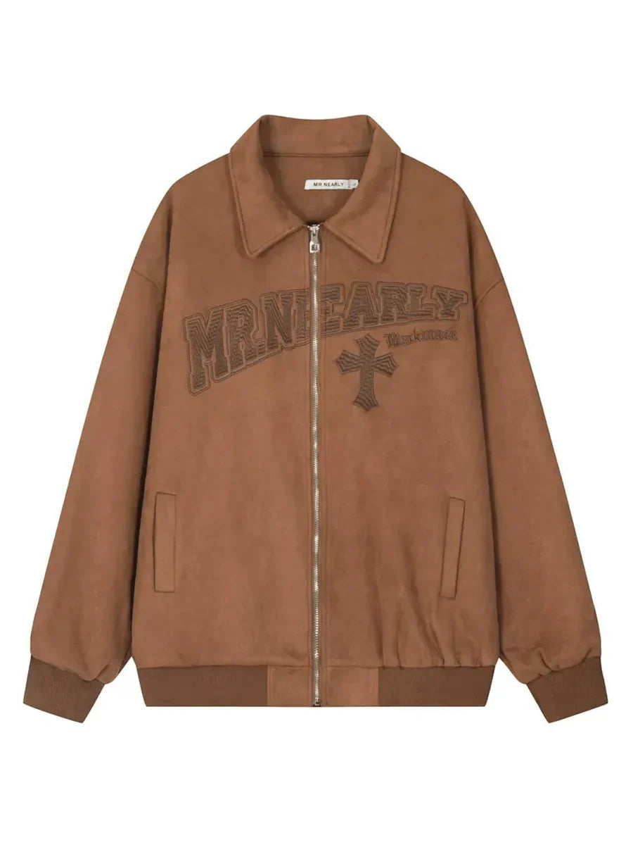 [MRNEARLY] SUEDE VINTAGE JACKET  FE0456