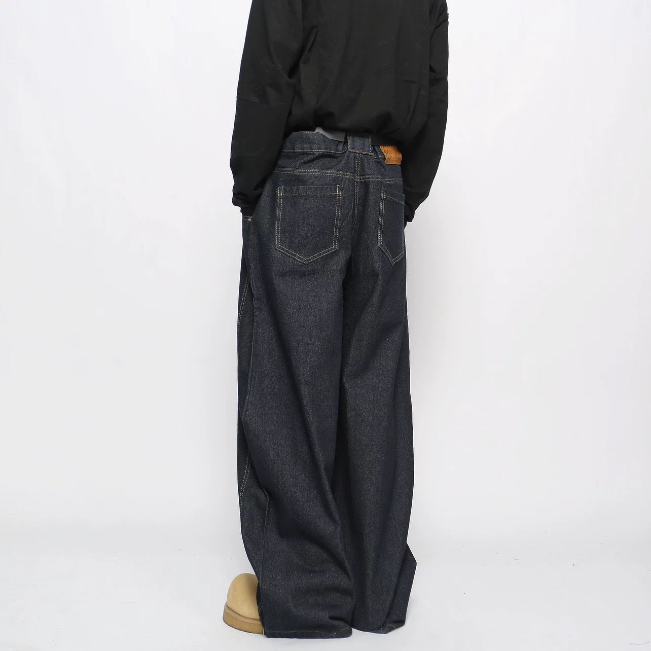 Men’s American Vintage Wide-Leg Denim Jeans  FE0371