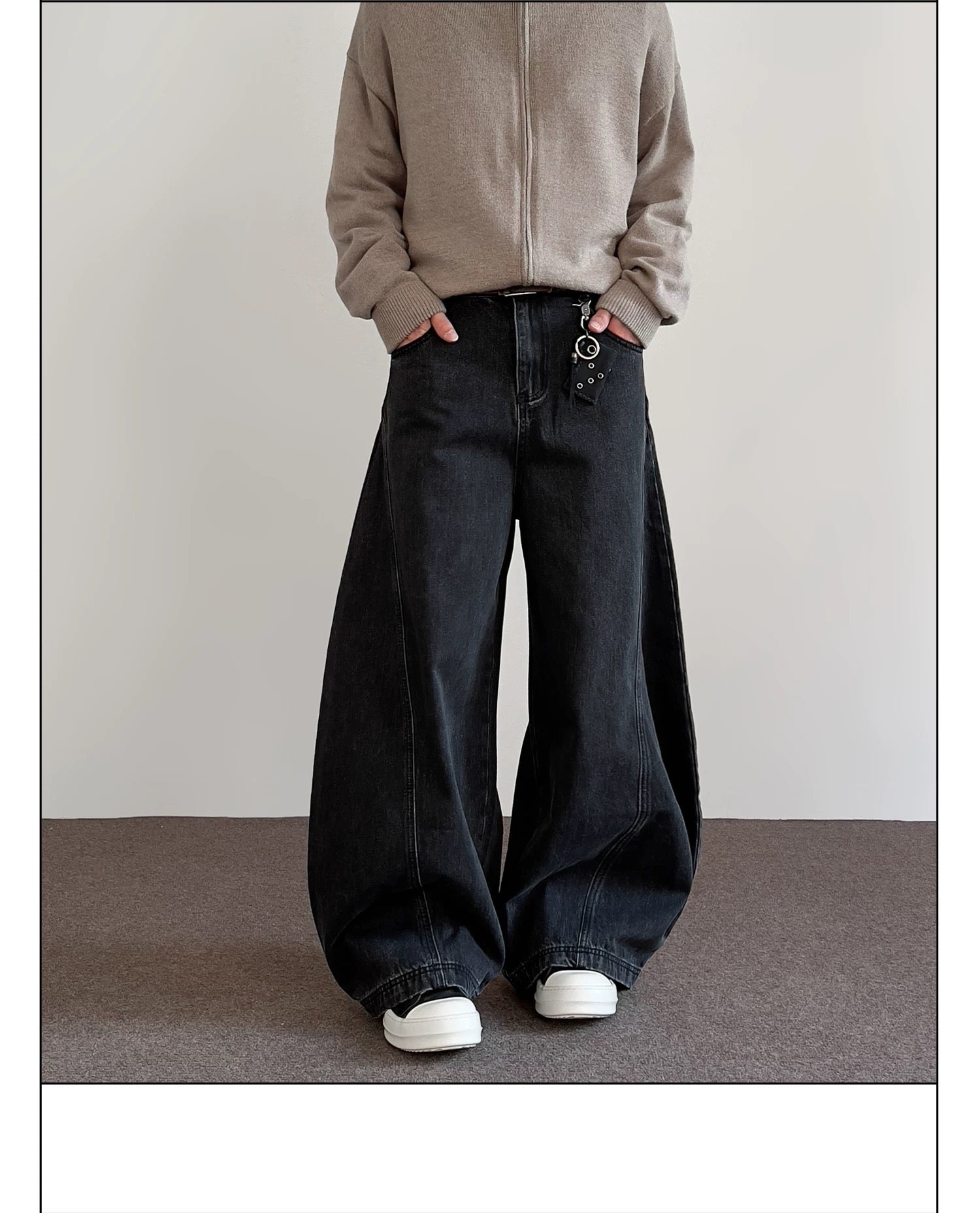 Men’s American Vintage Wide-Leg Denim Jeans FE0378