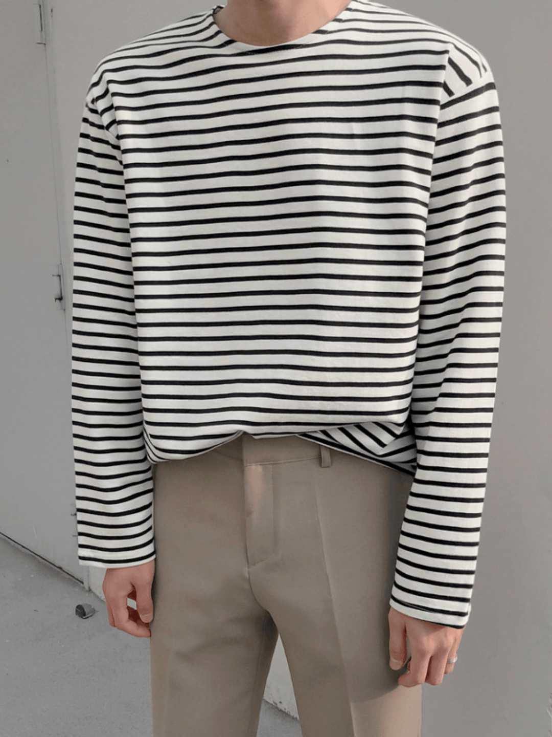 [MRCYC] border long T-shirt  FE0543