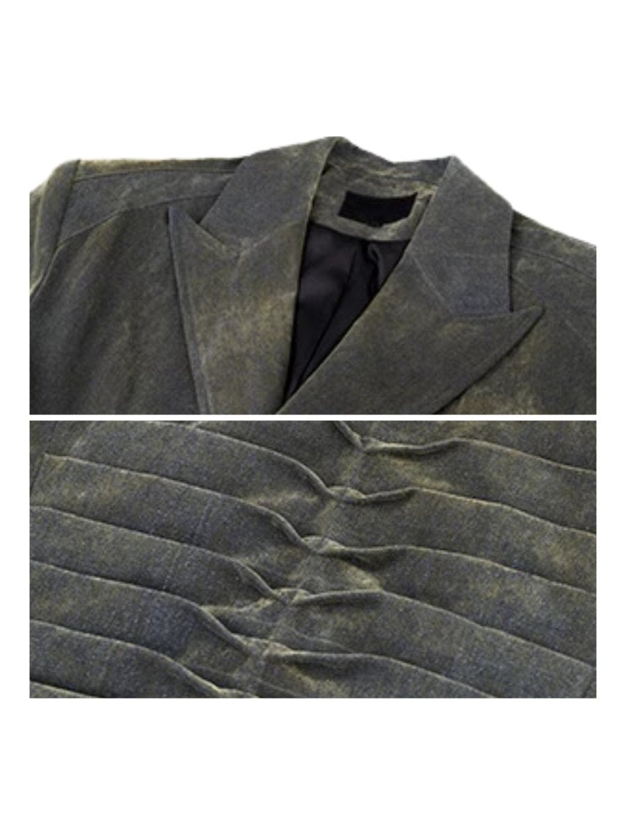 [STARTEXCEEDEND] denim suit jacket FE0605