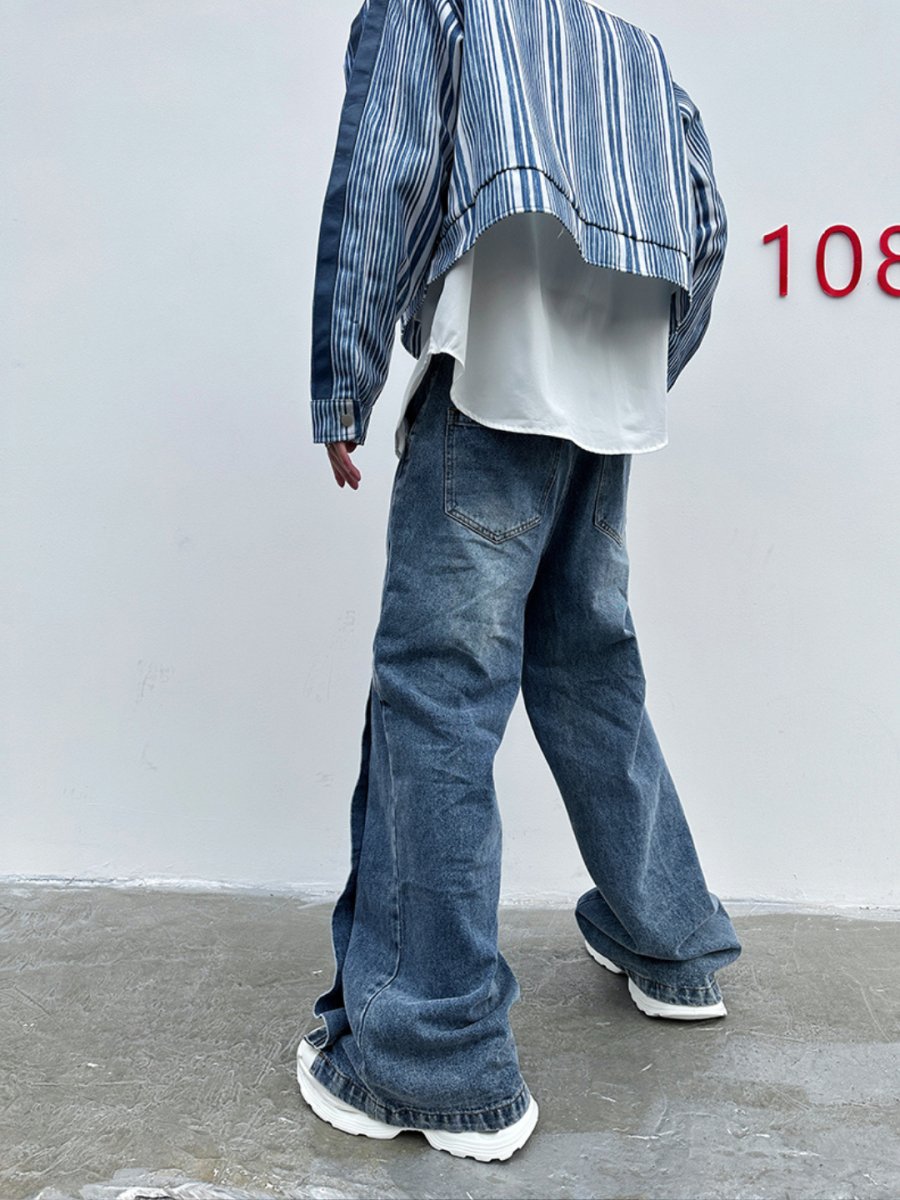 straight wide-leg jeans  FE0109