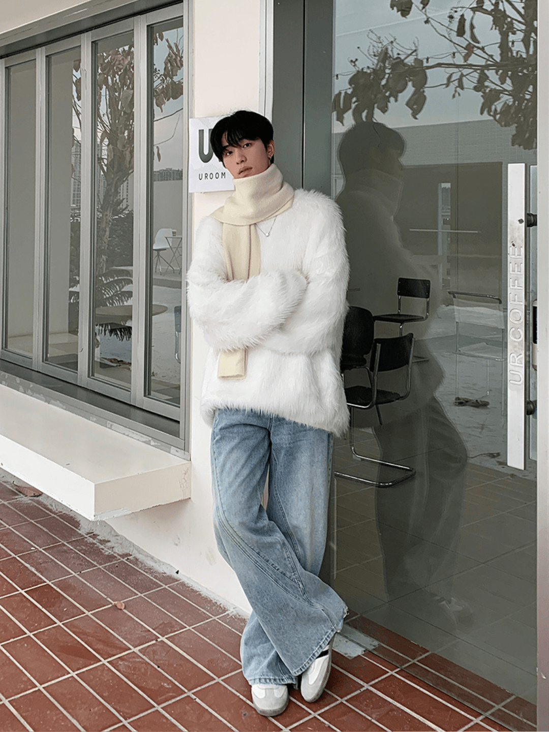 [ONELYC1NS] Double-waist Denim Pants   FE0430