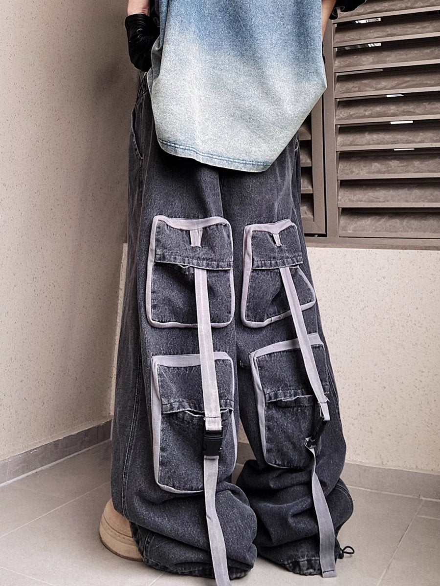multi-pocket jeans FE0422
