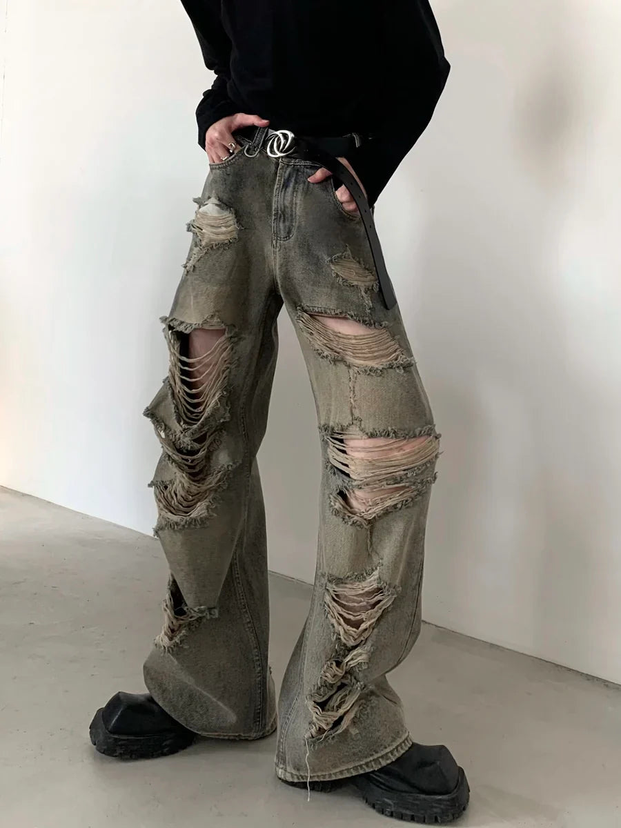 VINTAGE WASHED HIGH STREET JEANS FE0441