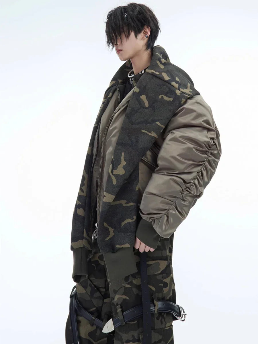 [CULTUREE] CAMOUFLAGE COTTON JACKET FE0488
