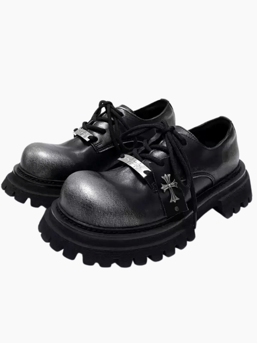 punk rock Derby shoes S063