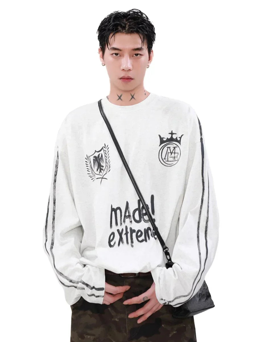 [MRNEARLY] STREET GRAFFITI T-SHIRT  FE0538