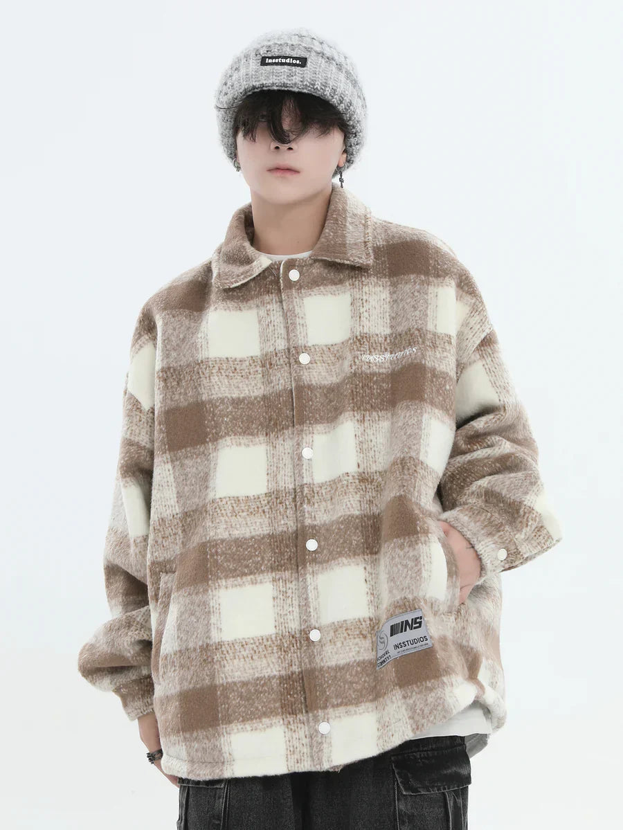 LOGO LOOSE LAPEL JACKET   FE0119