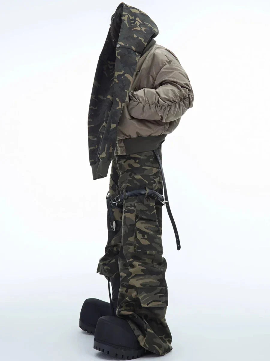 [CULTUREE] CAMOUFLAGE COTTON JACKET FE0488