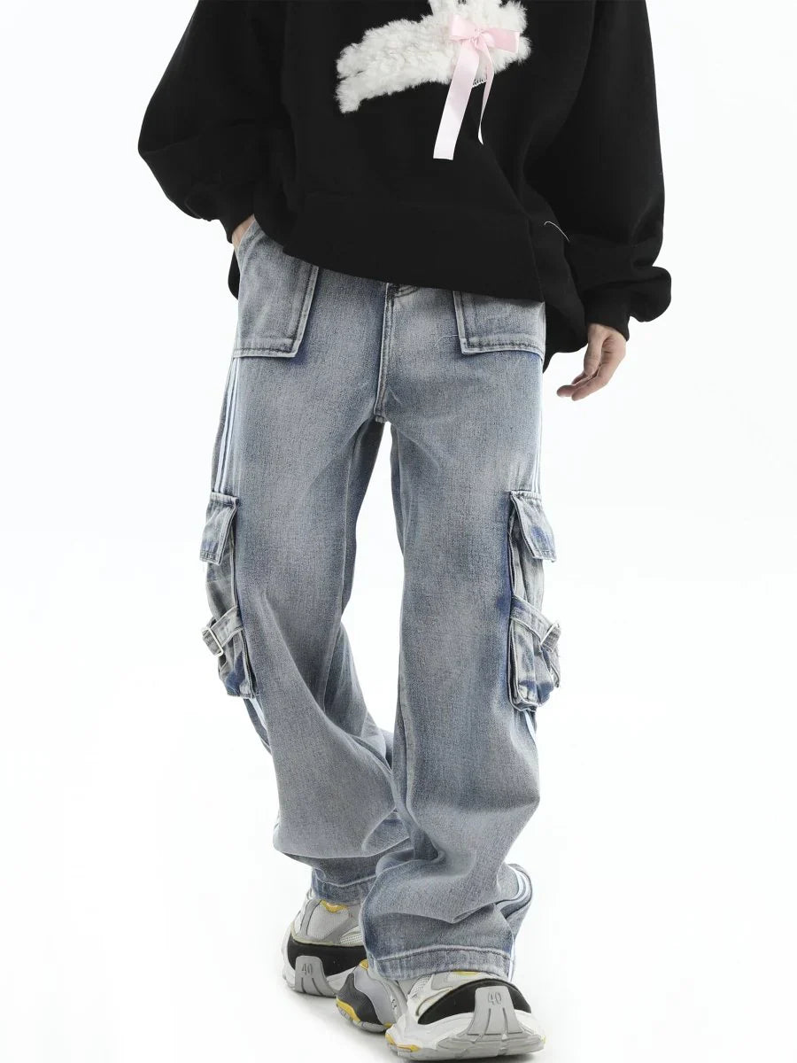 STRIPED JEANS   FE0100