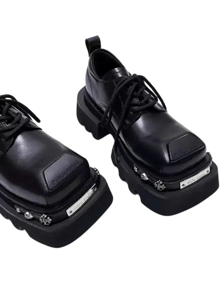 SQUARE HEAD DERBY SHOES S019