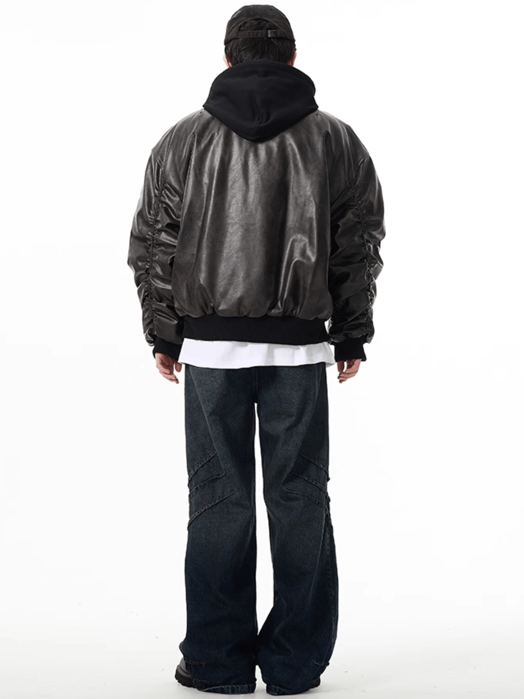 [motherfucker] American flight jacket leather jacket FE0620