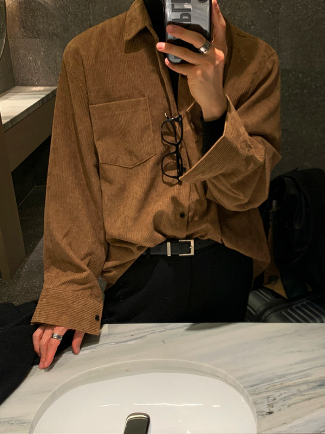 Corduroy Casual Shirt   FE0190
